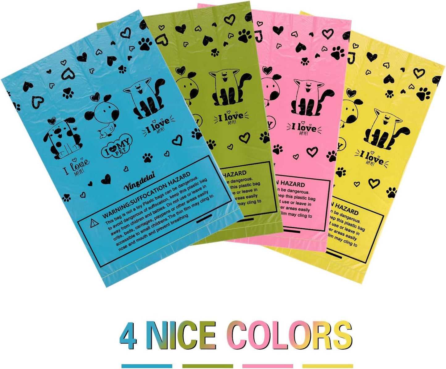 Biodegradable Dog Poop Bags - 720 Extra-Thick, Leak-Proof Bags + Dispenser (Scented)