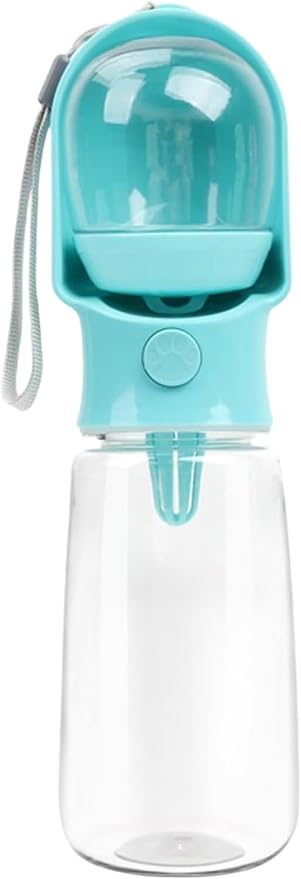 Botella de agua y comedero 2 en 1 para perros: hidratación portátil para paseos, caminatas y viajes