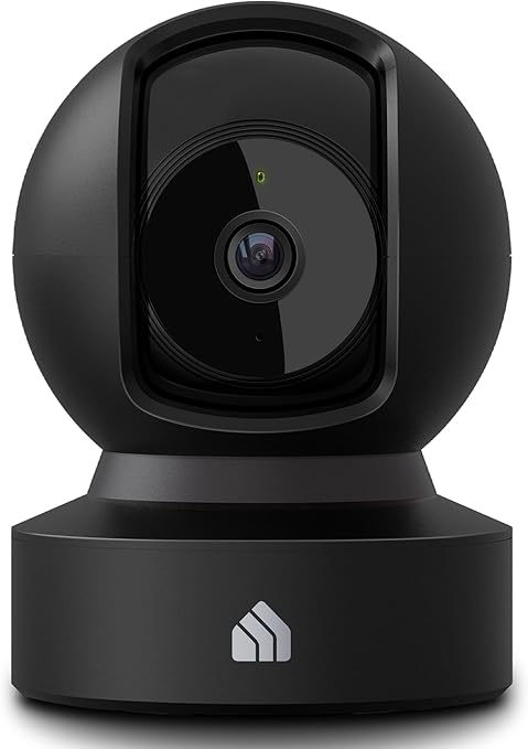 1080P HD Indoor Pan/Tilt Smart Security Camera - Monitor Your Home & Pets Remotely - Night Vision, Motion Detection & Cloud Storage - Works with Alexa & Google Home