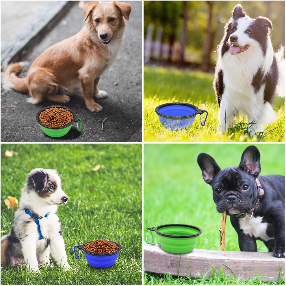 Collapsible Travel Dog Bowl – Portable & Space-Saving Pet Food & Water Bowl