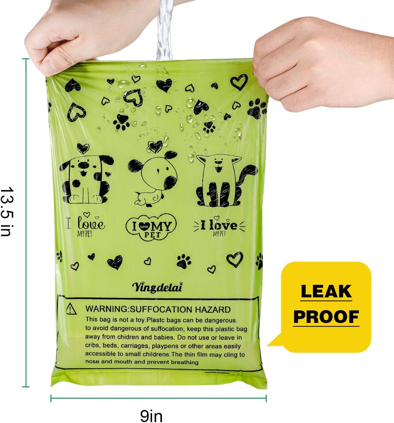 Biodegradable Dog Poop Bags - 720 Extra-Thick, Leak-Proof Bags + Dispenser (Scented)
