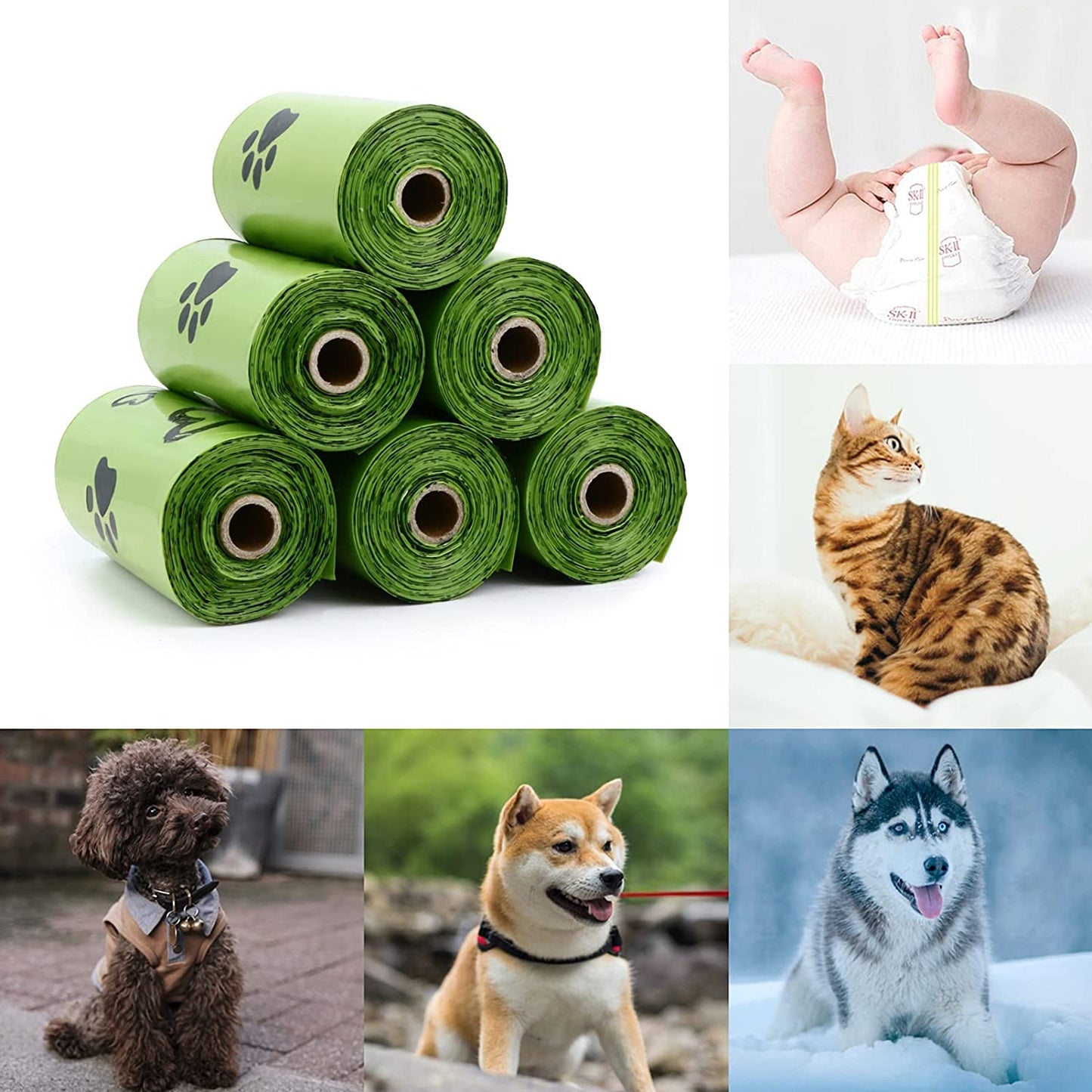 Biodegradable Dog Poop Bags - 720 Extra-Thick, Leak-Proof Bags + Dispenser (Scented)