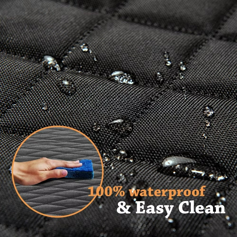 Waterproof Dog Car Seat Cover – Hammock with Mesh Window & Side Flaps