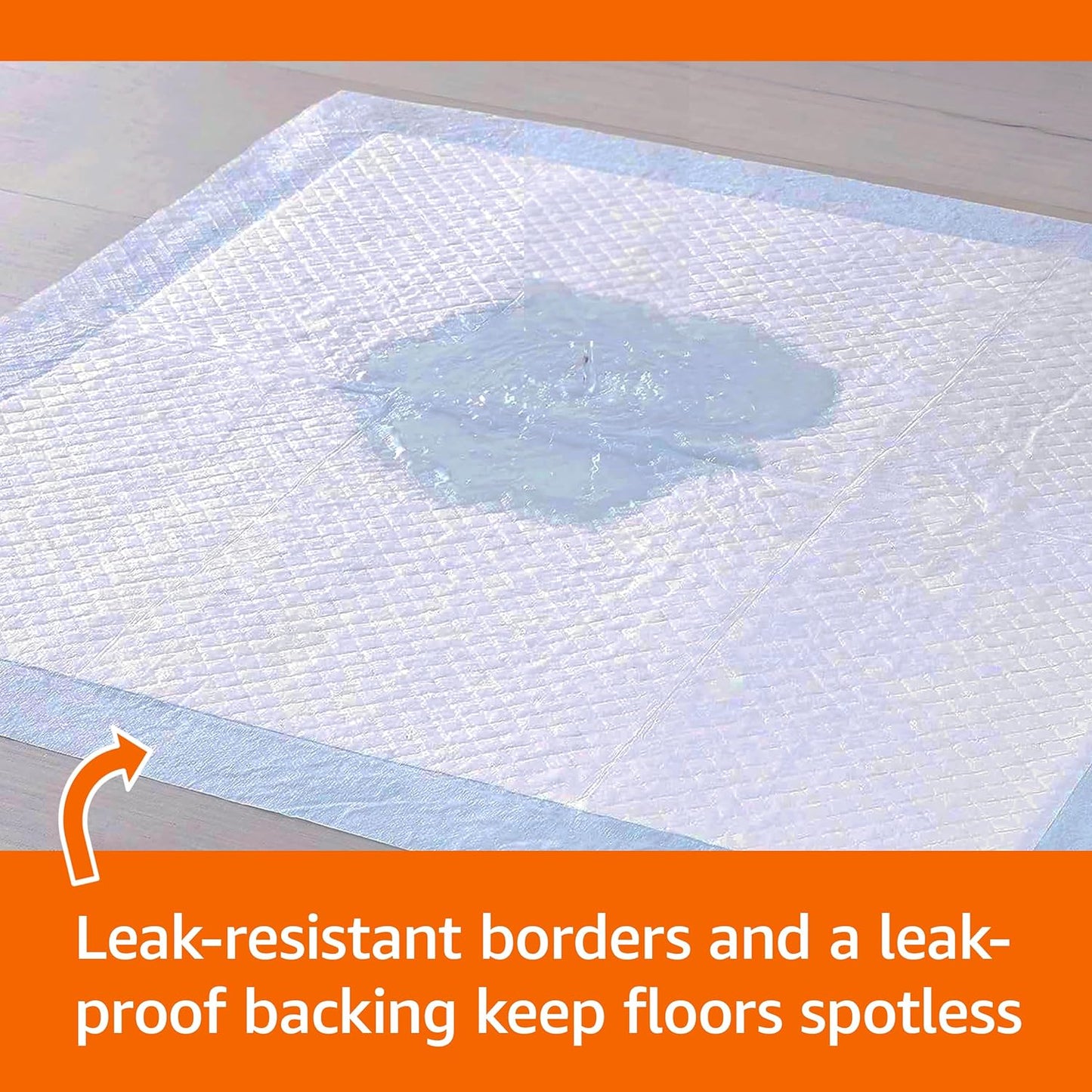 Leak-Proof Puppy Pee Pads – Quick-Dry, 22"x22", 100-Pack for Potty Training