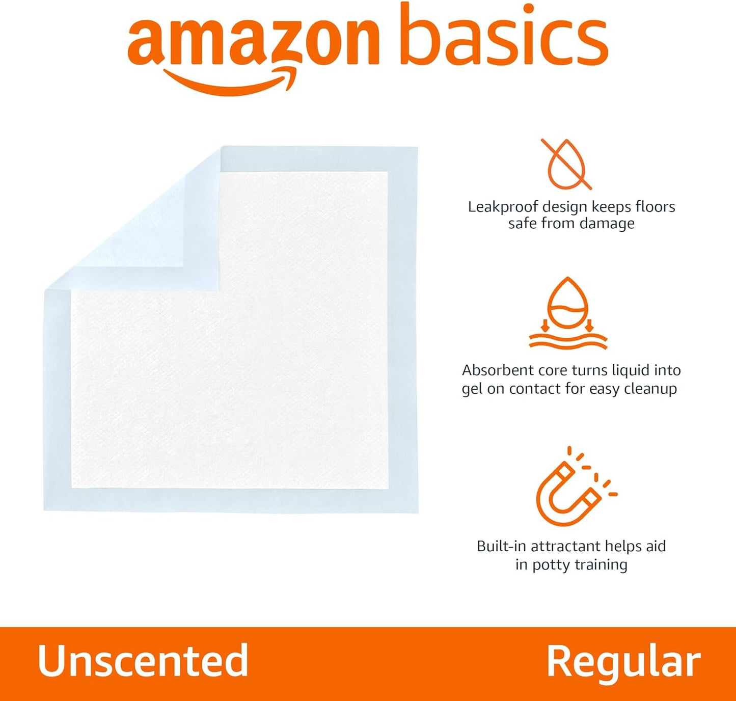 Leak-Proof Puppy Pee Pads – Quick-Dry, 22"x22", 100-Pack for Potty Training