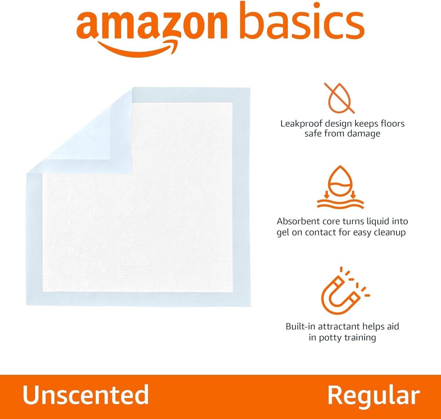 Leak-Proof Puppy Pee Pads – Quick-Dry, 22"x22", 100-Pack for Potty Training