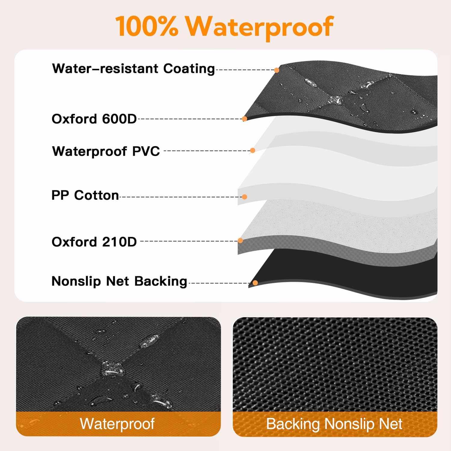 Dog car seat cover demonstrating easy cleaning and maintenance
